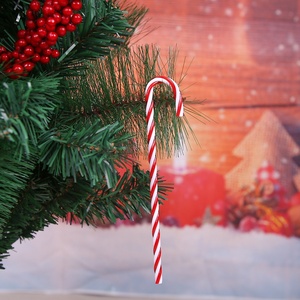 YUYANG Bastones de Caramelo Navideños de Plástico Retorcidos, Decoración para Árbol de Navidad, Adornos Colgantes para Árbol de Navidad - Product Image 4