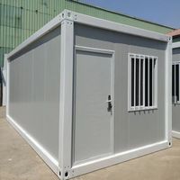 Installation rapide, bureau modulaire préfabriqué en kit de 20 pieds, salle de réunion, cabine portable, unité de construction pour camp