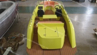Bateau de travail professionnel Gloway 6,6 m, entièrement électrique, télécommandé, en alliage d'aluminium, capacité de charge de 1500 kg, 12 nœuds