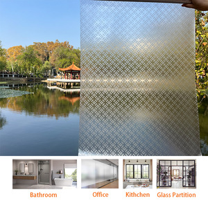 Patrón de <span class=keywords><strong>vinilo</strong></span> completamente teñido Total Blackout baño vidrio <span class=keywords><strong>blanco</strong></span> Arco Iris privacidad ventanas película flores para - Product Image 3