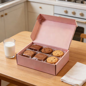 Custom Recycled Materials Square Rigid Folding Kraft Corrugated Cardboard Shipping Mailer Gift Packaging Embossing UV Magnetic - Product Image 3