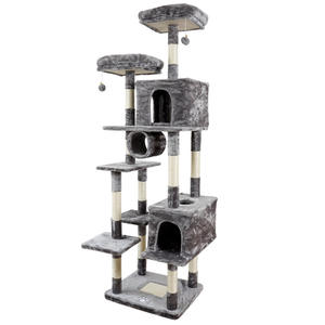 Cat <b>Scratching</b> <b>Post</b> for the Wall Big Large Cat Tower Wooden Cat Tree House - Product Image 4