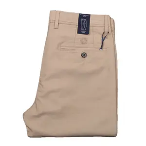 Lente En Zomer Dunne Stretch Twill Rechte Pijpen Broek Casual Business Losse Mannen Broek