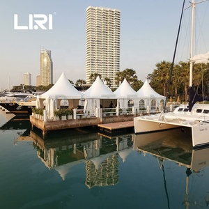 Nhà Máy Giá trắng khung nhôm tán 5x5 chùa gazebo Lều để bán - Product Image 4