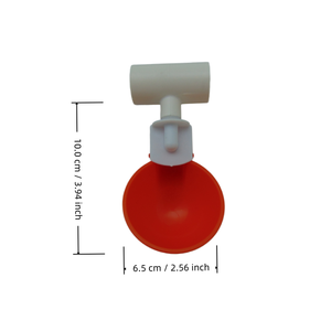 Set di 12 Abbeveratoi Automatici SHANGQINGTAI per Pollame, 0,1L, Connettore a T in PVC per Abbeveratoi di Animali da Fattoria, Polli e Quaglie - Product Image 6