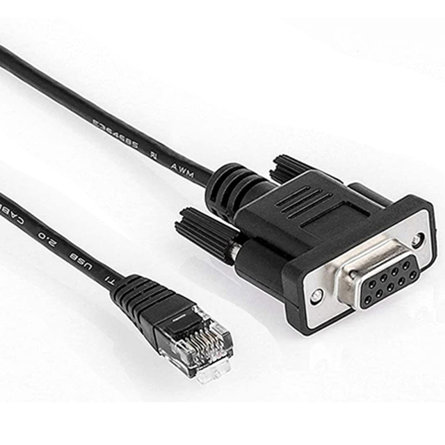 RS232 DB9Pin Female to RJ11 RJ12 6P6C LAN Network Serial Console Cable