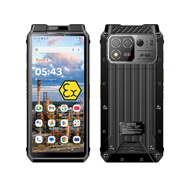 8800Amh Explosion Proof Smartphone ATEX Certified Mobile Phones Zone 21 Zone 2 Division 1 Android Cell Phone with Ex Camera