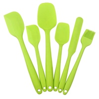 Ensemble de spatules en silicone monobloc, résistantes à la chaleur, antiadhésives, ustensiles de cuisine et de pâtisserie