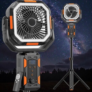 20000mAh Big Battery Standing Floor Portable <b>Fan</b> Ventilador Recargables Retractable Folding Air Cooler With <b>Remote</b> <b>Control</b> - Product Image 5