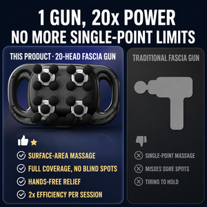 <span class=keywords><strong>Pistola</strong></span> <span class=keywords><strong>de</strong></span> <span class=keywords><strong>Masaje</strong></span> Fascial <span class=keywords><strong>de</strong></span> <span class=keywords><strong>Alta</strong></span> <span class=keywords><strong>Frecuencia</strong></span> para Relajación Muscular, Motor con Escobillas, Batería <span class=keywords><strong>de</strong></span> Larga Duración, Múltiples Cabezales, <span class=keywords><strong>Masaje</strong></span> Corporal Completo - Product Image 3