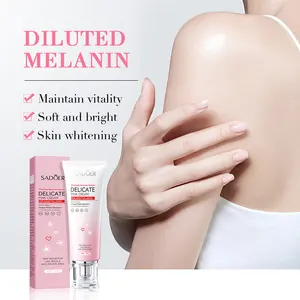 OEM SADOER herbal delicate pink cream lightening whitening nourishing repairing moisturizing body lotion