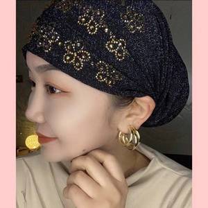 Nuevo pañuelo y bufanda de gasa de algodón y poliéster con estampado personalizado y diseño floral exclusivo para mujer, Bawal Tudung. - Product Image 2