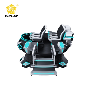 Machines de jeu <span class=keywords><strong>VR</strong></span> Eplay UFO pour <span class=keywords><strong>5</strong></span> joueurs, chaise de réalité virtuelle 9D à 360 degrés, équipement MR, matériel <span class=keywords><strong>VR</strong></span> d'intérieur avec <span class=keywords><strong>casque</strong></span> - Product Image 3