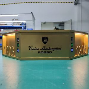 Kelly Custom Stainless Steel Waterproof Electronic Signs Indoor Advertising House Number <strong>Hotel</strong> Room Numbers For Commercial - Product Image 3