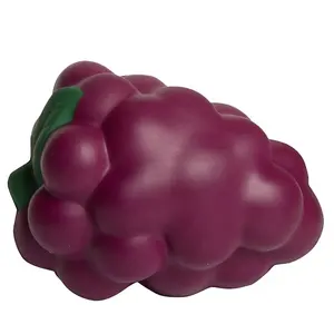 Hot Sale Cheap Promotional Gift PU Memory Foam Grape Ball Plain Anti Stress Reliever Soft Squishy Ball