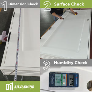 Puerta principal de la casa de 36 pulgadas X 80 pulgadas. Puerta delantera precolgada de acero imprimado Diseños de puertas de fibra de vidrio individuales para casas - Product Image 5