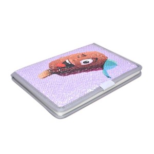 Cuadernos brillantes de lentejuelas de moda para estudiantes, páginas anchas rayadas con cubierta duradera de lentejuelas - Product Image 1