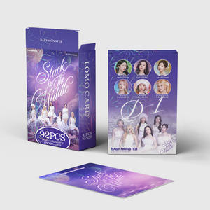 بطاقات لومو 92 نجمة مجموع بطاقات صور الوحش الطفل عالقة في الألبوم الأوسط بطاقات صغيرة في المخزون - Product Image 4