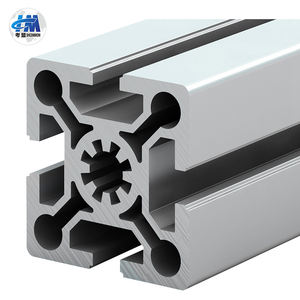 <span class=keywords><strong>Profilé</strong></span> <span class=keywords><strong>en</strong></span> aluminium <span class=keywords><strong>50x50</strong></span> 6063 argenté anodisé à rainure <span class=keywords><strong>en</strong></span> <span class=keywords><strong>T</strong></span> 5050 pour ligne de production automatique - Product Image 2