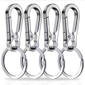 Mousqueton robuste en alliage de zinc avec clips à dégagement rapide pour porte-clés et détecteur de clés de voiture, cadeau promotionnel - Product Image 2