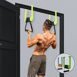 휴대용 상체 운동 도어 프레임 철봉 무나사 설치 가정용 문틀 풀업 핸들 - Product Image 1