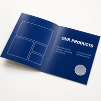Service d'impression de livres personnalisés à bas prix à Jiangsu pour les catalogues d'entreprise, les brochures et les dépliants avec papier couché