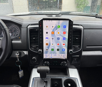 Autoradio Android avec écran vertical de 14,5 pouces, navigation GPS, multimédia, CarPlay, unité principale pour Dodge RAM 2008-2012, nouveau design