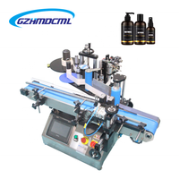 Etiqueteuses automatiques de bouteilles d'eau de savon liquide autocollant 2 côtés avec codeur