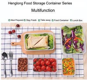 Hộp Đựng Thực Phẩm Lưu Trữ 830Ml Có Nắp Đậy Đa Năng Hộp Đựng Bánh Bằng Nhựa Có Thể Tái Sử Dụng Hộp Cơm Trưa Giữ Thức Ăn Nóng - Product Image 4