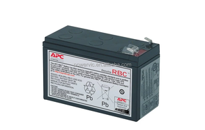 Batterie au plomb-acide originale <span class=keywords><strong>APC</strong></span> # Batterie de remplacement 110 APCRBC110 <span class=keywords><strong>APC</strong></span> <span class=keywords><strong>12V</strong></span> 7AH pour alimentations sans interruption - Product Image 2
