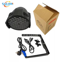 Projecteur LED PAR RGBW 3-en-1 DMX512 180W (54*3W) pour scène, DJ, discothèque, bar, fête, mariage, avec flight case – Vente en gros