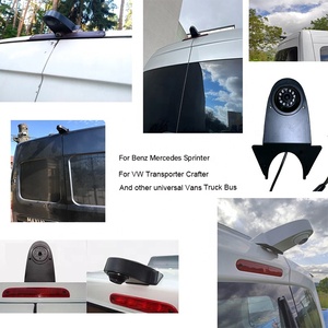 Xe góc rộng không thấm nước phía sau xem máy ảnh Roof Mount van LED phanh đảo ngược máy ảnh cho Mercedes Sprinter VITO - Product Image 2