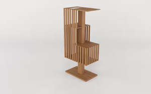 लक्जरी आधुनिक इनडोर के लिए प्रीमियम पालतू condo, टिकाऊ बिल्ली कुत्तों के बाद बहु-स्तरीय ठोस लकड़ी टॉवर सिसल खरोंच के बाद - Product Image 6