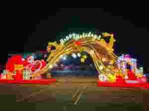 Linterna de Año Nuevo Festival decorativo Show linternas de papel voladoras gigantes Animal impermeable Linterna de seda china China - Product Image 4