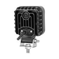 Lampe de travail led carrée de 3 pouces 24w, éclairage de remorque de camion lourd tout-terrain