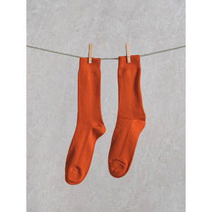 Monfoot sportivo lungo collo da Golf da uomo calzini arancioni ricamati con sublimazione digitale stampato a cartone animato per la stagione autunnale - Product Image 1