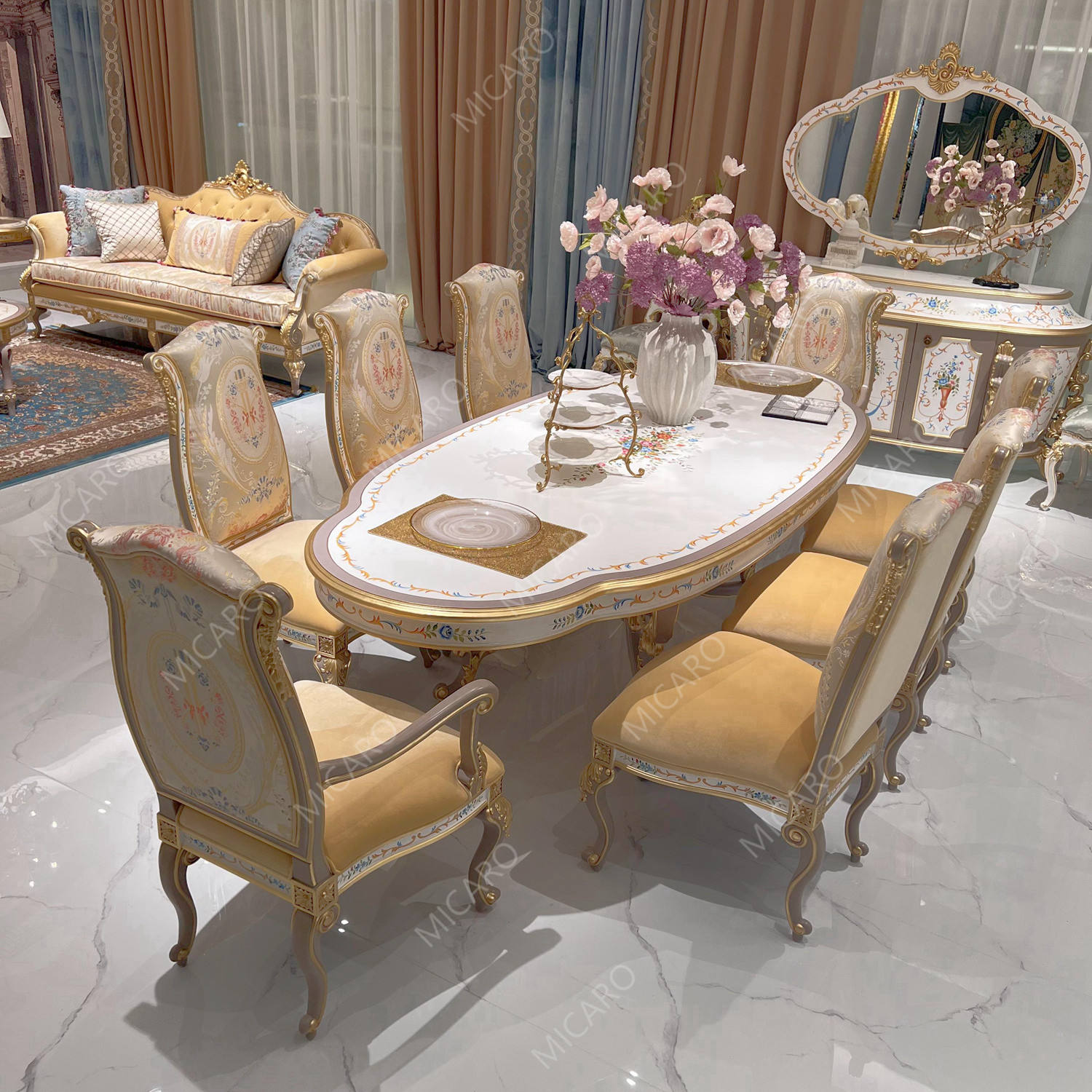 Italian Classical Style Dining Room Sets - Luxurious \u0026 Stylish, image size:1500x1500