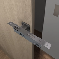 Serrure de porte à mortaise avec cylindre de serrure, corps de serrure à rouleaux 8530, fabrication sur mesure en gros, pour porte d'appartement