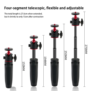 Mini trépied pour <span class=keywords><strong>selfie</strong></span>, bâton portable adapté à la caméra d'action OSMO 360 Action5pro4, photographie, extension de <span class=keywords><strong>selfie</strong></span>, support de tige - Product Image 3