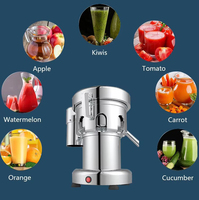 Automatische professionele sapcentrifuge voor tomaten, sinaasappels, fruit en groenten, geschikt voor thuisgebruik.