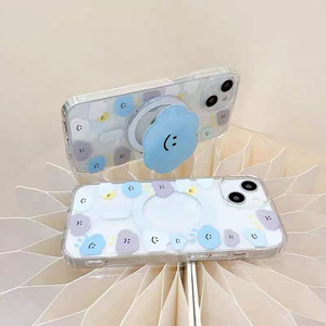 Custodia Magnetica Personalizzata con Nuvole Carine Compatibile con iPhone 17 AIR 16PROMAX 15 14 <span class=keywords><strong>Samsung</strong></span> S26Ultra S25 S24 A17 Custodia Antiurto - Product Image 2