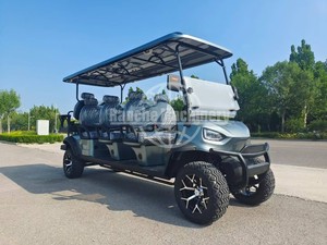 Voitures de golf électriques 4 roues à moteurs AC 48V à faible vitesse certifiées CE, modèles surélevés, Nouveaux véhicules de golf - Product Image 5