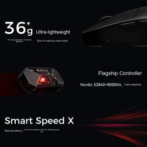 ATK paw3395 vxe Mad r Chuột chơi game công thái học không dây hai chế độ điều khiển cần điều khiển thể thao điện tử siêu nhẹ cửa sổ - Product Image 1