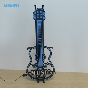 Letrero de luz de neón LED acrílico para decoración de barra de guitarra de música en vivo-Tamaño y color personalizables - Product Image 5