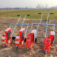Semoir manuel à double rangée pour maïs et céréales, machine de semis agricole haute efficacité pour graines d'arachides et de soja