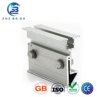 Accessoires solaires ZhiBoDa, pince solaire en aluminium extrudé, pince de fixation pour module photovoltaïque, pour montage solaire