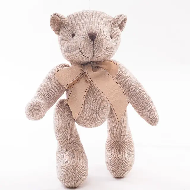 Leuchten Sie lila Engel gefüllte Schlüssel bund herzförmige 10cm süße weiße rosa Teddybär Plüschtiere