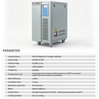 Stabilisateur de tension monophasé 10 KVA SVC AC AVR pour 220/230 Volts en cuivre avec affichage numérique 50Hz