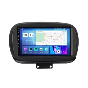 MEKEDE MS Android 12 8 128GB Auto-Multimedia-Stereoanlage FÜR Fiat 500X 2014-2020 GPS DSP 360-Kamera Auto-VIDEO-Stereoanlage