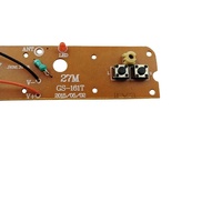 Système radio 4 canaux pour voiture RC, 27 MHz, avec carte de circuit imprimé (PCB), émetteur, récepteur et antenne